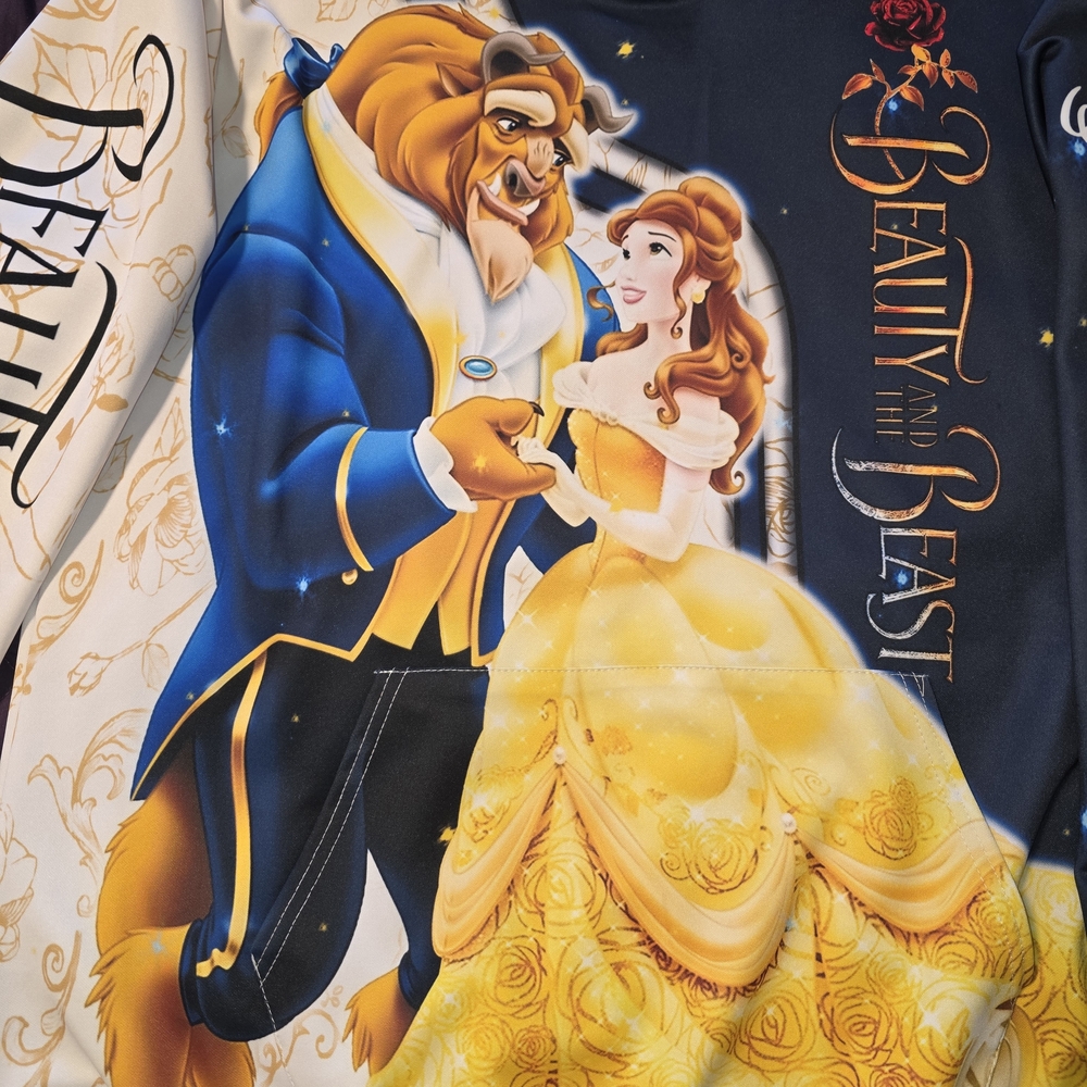 Disney Beauty and the Beast Hoodie and Pants Set - Navy, Yellow, Black - Picture 8 of 11
